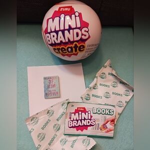 MIXED Zuru Mini Brands Lot: Creates Master Chef & Books, New Open Box